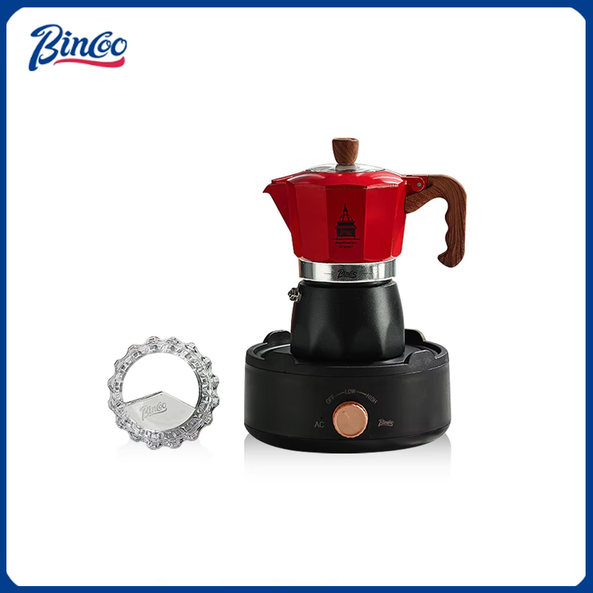 Coffee Tea Making Machine - Bincoo Dubbele Klep Koffie Moka Pot