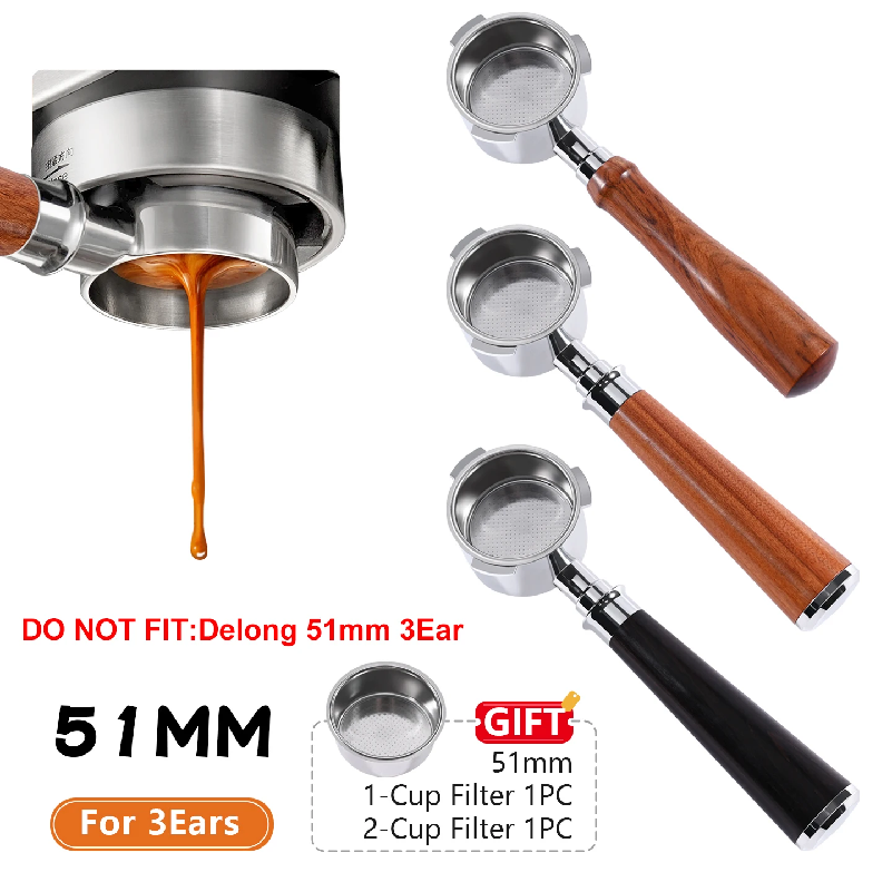 Coffee Tea Making Machine - Koffie Bodemloze Filterhouder 51mm Voor Homix