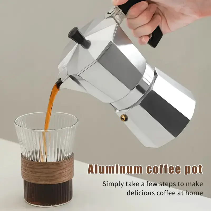 Coffee Tea Making Machine - Klassieke aluminium moka pot 50-300ML huishoudelijke