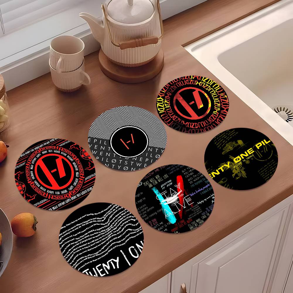 T And Tea Coffee - Populaire T-Twenty One Pilot Band Coasters