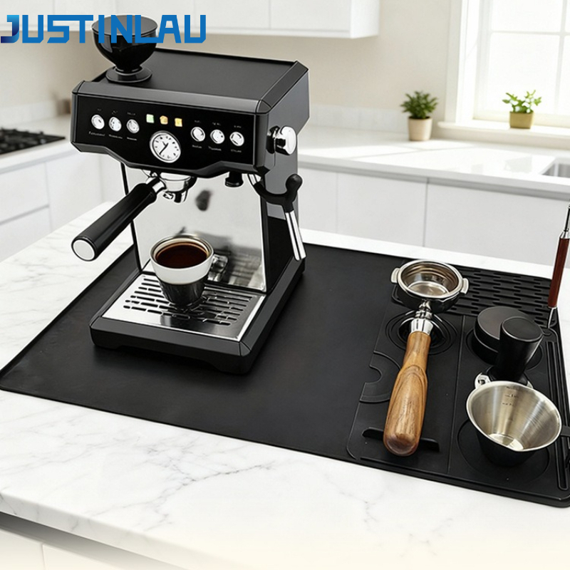 Coffee Tea Making Machine - JUSTINLAU 3-in-1 Koffiemat met Tamper Pad,