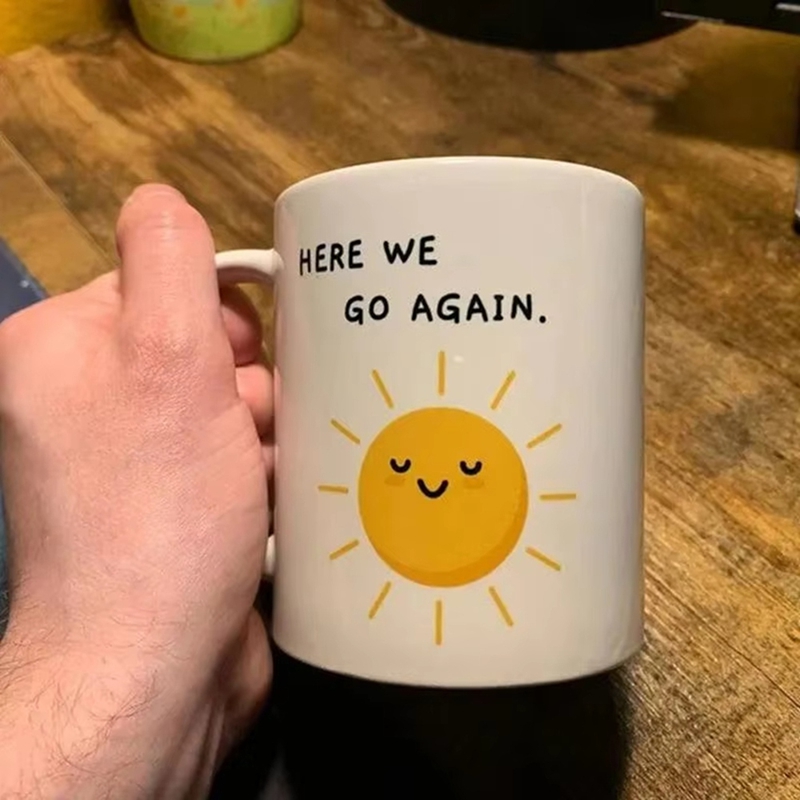 Coffee Tea Good Morning - Koffiekopje Grappig Sarcastisch Grappig Keramisch Theekopje