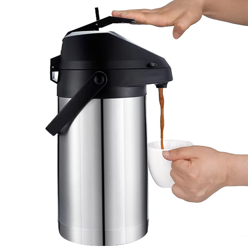 Koffiekan met pomp voor warme  - Coffee Tea Urn recensie en prijs