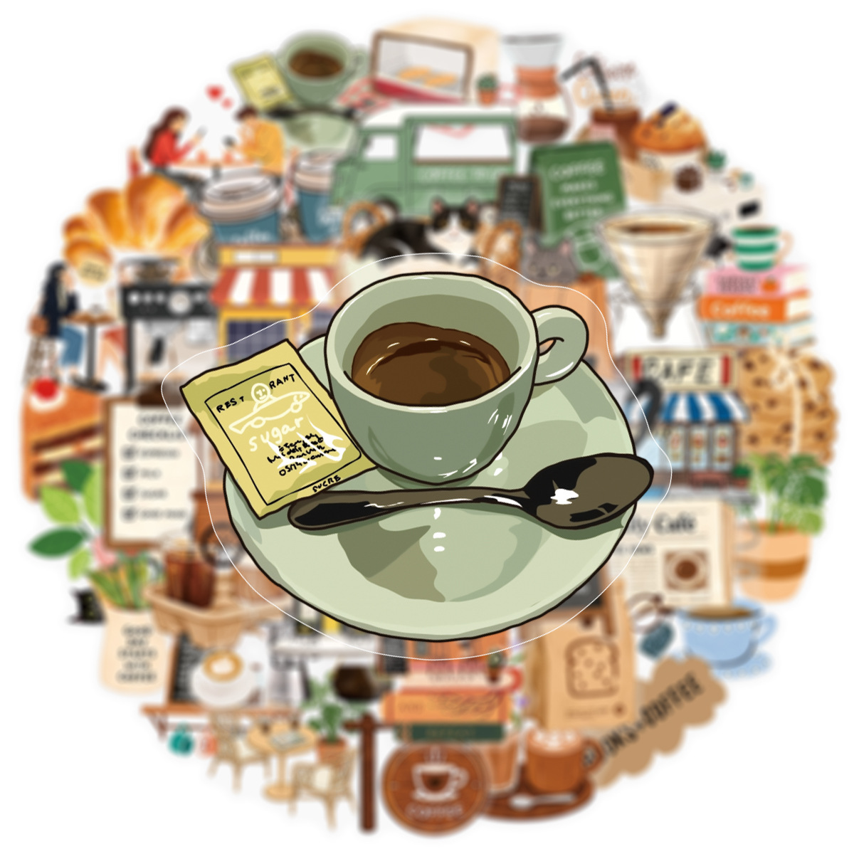 50-pack Healing Coffee Shop Af - Coffee Tea Journal recensie en prijs