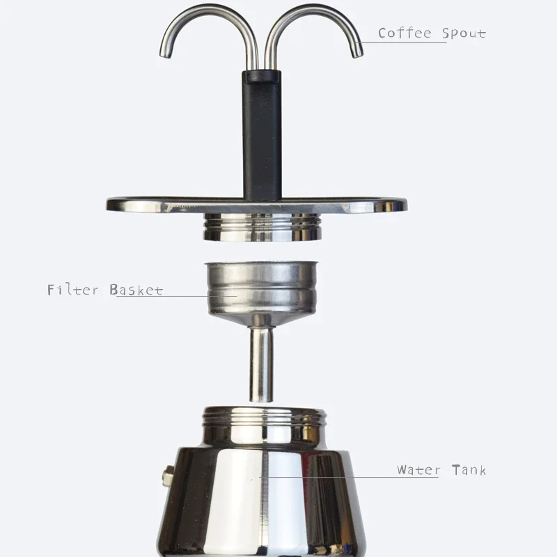 200Ml Mini Moka Pot Dubbele Bu - Coffee Tea Making Machine recensie en prijs