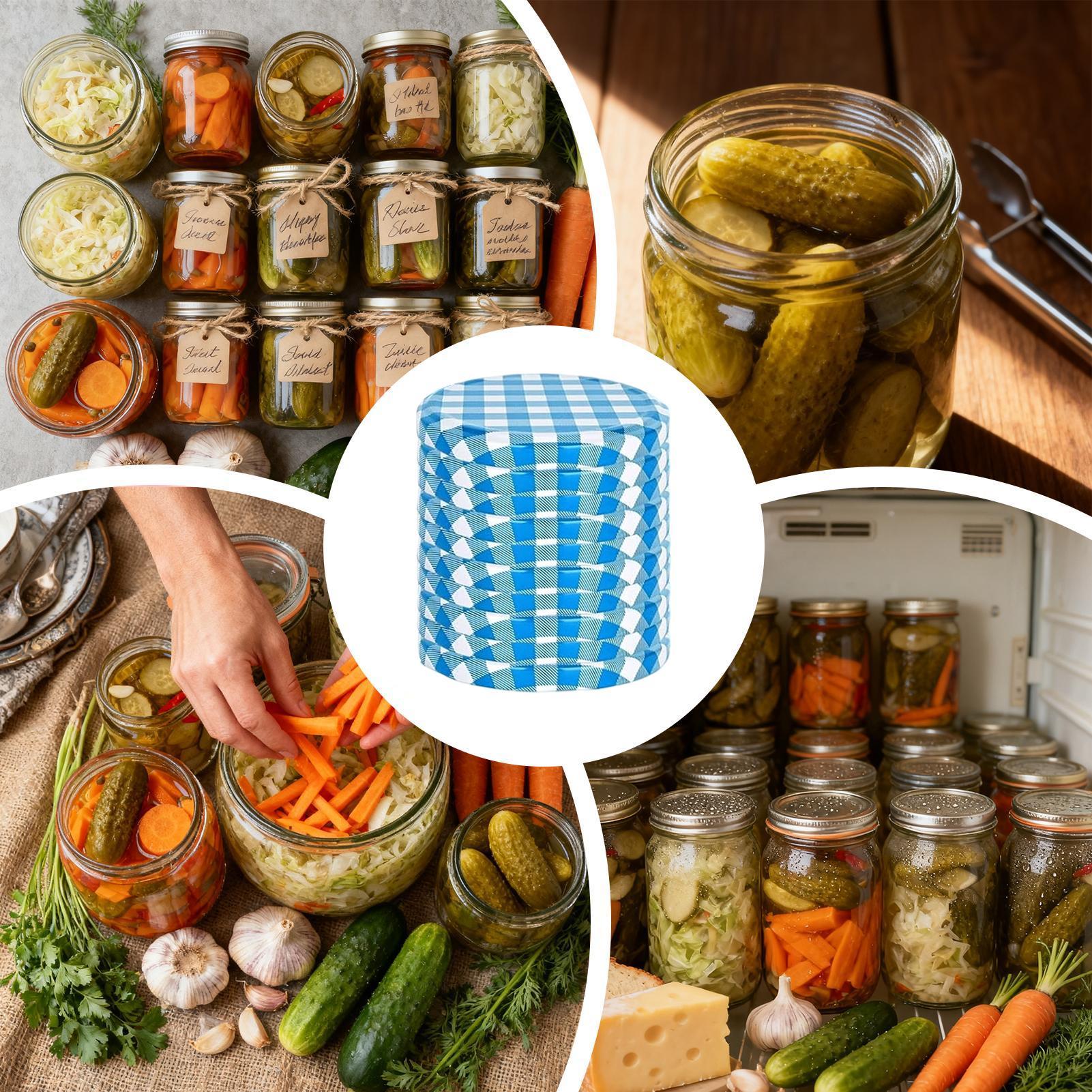 Canning Jar-deksels 50 stuks l - Coffee Tea & Jane recensie en prijs
