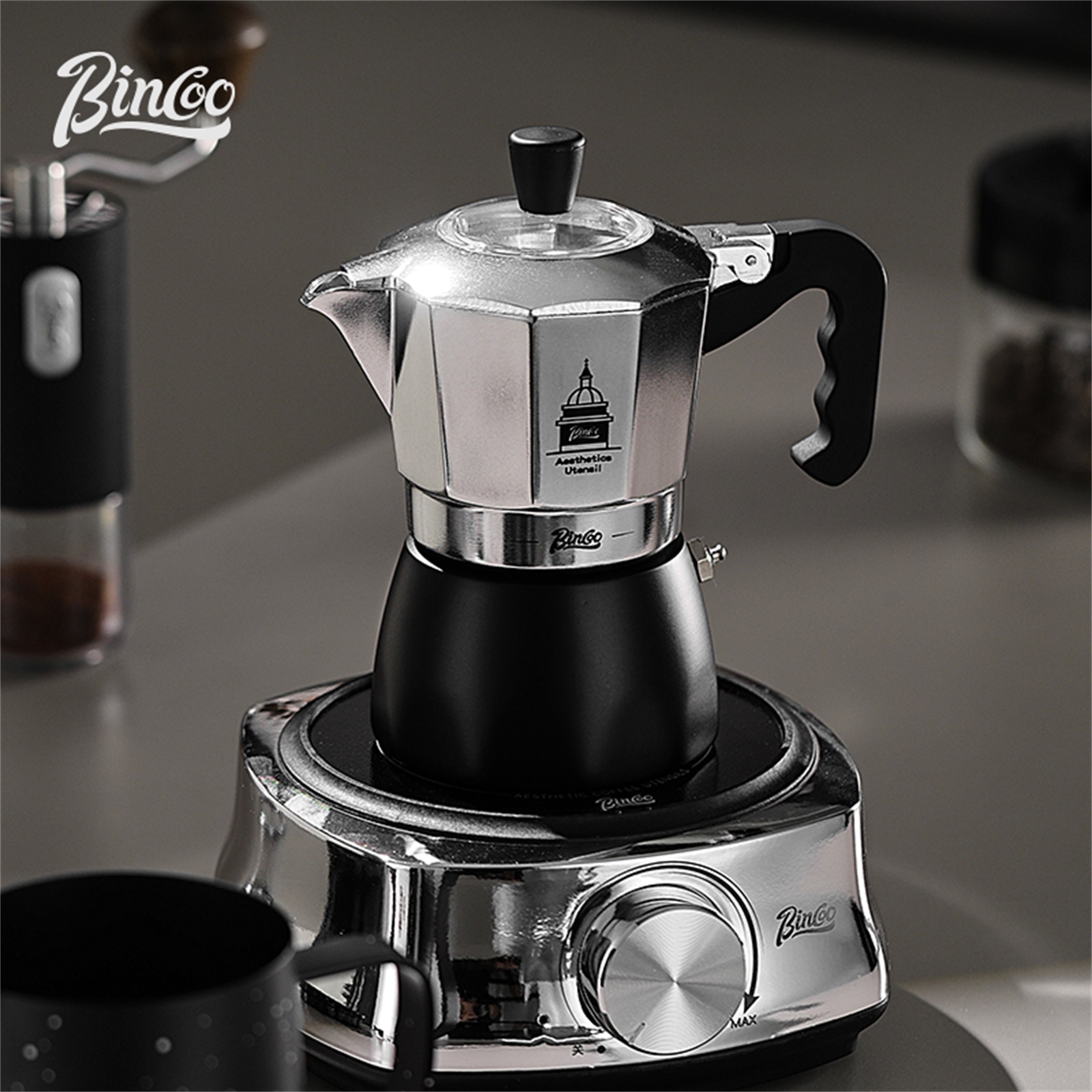 BINCOO Moka Pot met dubbele kl - Coffee Tea Making Machine recensie en prijs
