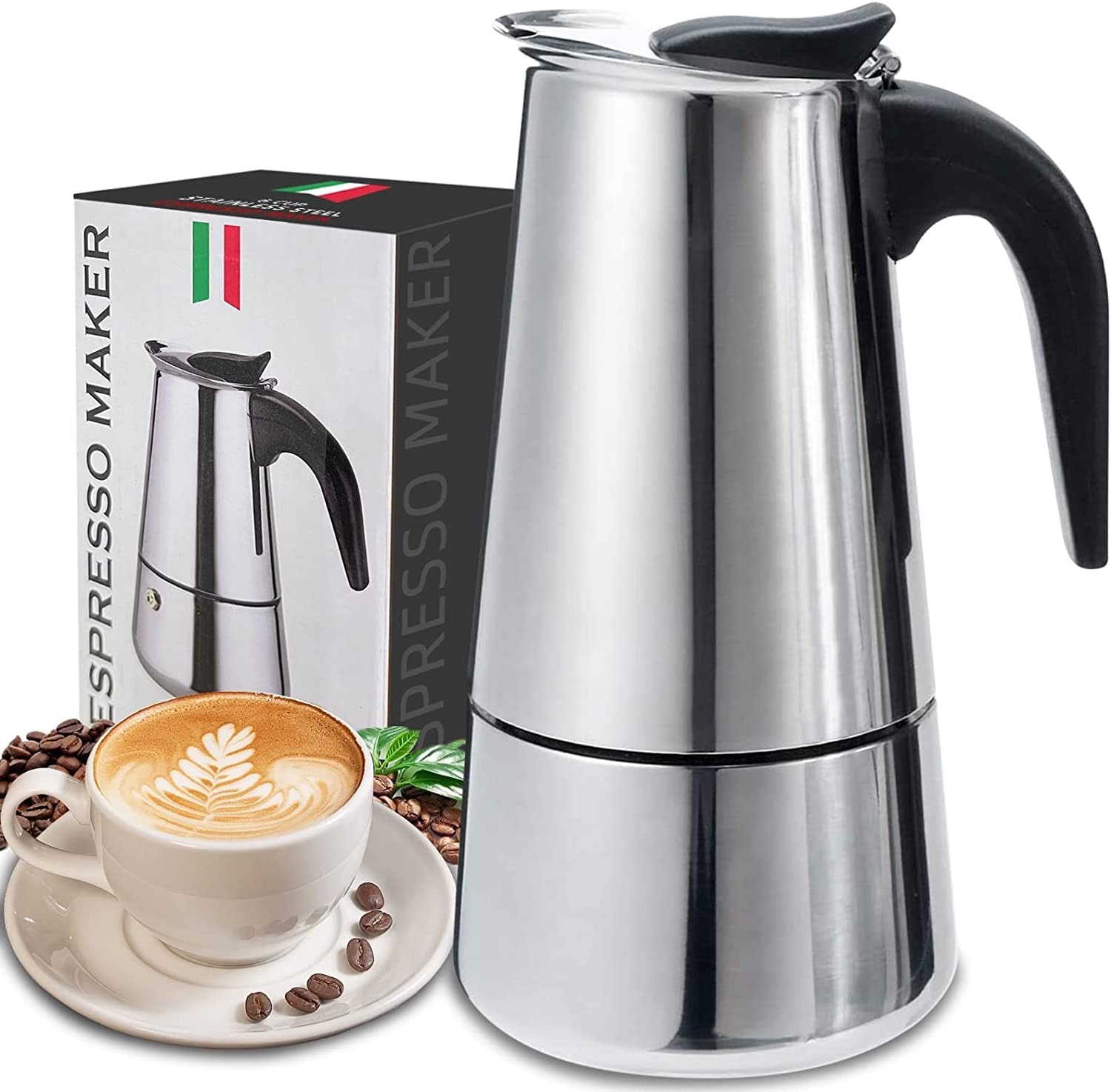 4/6/9 Cups Moka Pot Caffe Mach - Coffee Tea Making Machine recensie en prijs